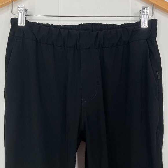 Vuori Miles Ankle Pant Mid Rise Stretch Knit Active Athleisure Size Small Black - Picture 5 of 16